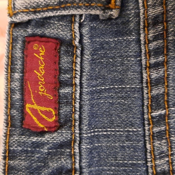 Jordache y2k vintage denim jeans great condition back pocket design low-rise - Picture 2 of 9